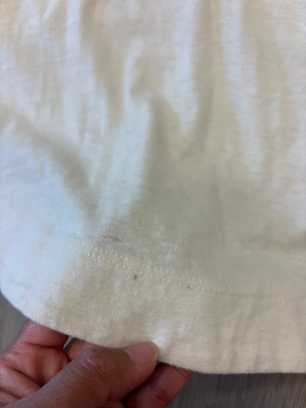 Anthropologie Cream Ruffle Sleeve Top